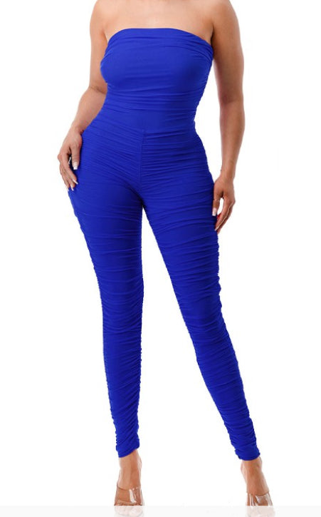 Off Shoulder Bodycon Jumpsuit